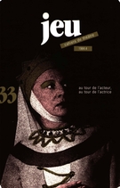 Cover of Au tour de l’acteur, au tour de l’actrice, Number 33 (4), 1984, pp. 6-313, Jeu