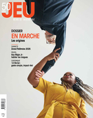 Cover for issue 'En marche' of the journal 'Jeu'