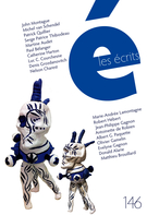 Cover of Number 146, March 2016, pp. 7-302, Les écrits