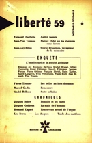 Cover of Volume 1, Number 6, November–December 1959, pp. 347-439, Liberté