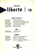 Cover of Le bonheur tel qu’on le vit, Volume 3, Number 6 (18), December 1961, pp. 741-802, Liberté