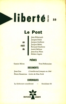 Cover of Volume 6, Number 3 (33), May–June 1964, pp. 178-272, Liberté