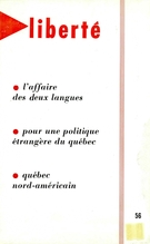 Cover of Volume 10, Number 2 (56), March–April 1968, pp. 3-72, Liberté