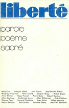 Cover of Parole, poème, sacré, Volume 15, Number 3-4 (87-88), 1973, pp. 5-191, Liberté