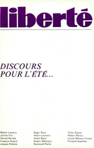 Cover of Discours pour l’été…, Volume 17, Number 3 (99), May–June 1975, pp. 3-126, Liberté