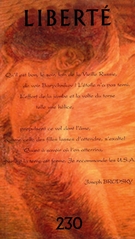 Cover of Volume 39, Number 2 (230), April 1997, pp. 4-191, Liberté