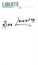 Cover of Rina Lasnier, Volume 40, Number 3 (237), June 1998, pp. 5-149, Liberté