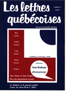 Cover of Number 5, February 1977, pp. 4-51, Lettres québécoises