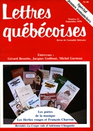 Cover of Number 11, September 1978, pp. 4-80, Lettres québécoises