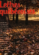 Cover of Number 31, Fall 1983, pp. 7-82, Lettres québécoises