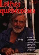 Cover of Number 36, Winter 1984–1985, pp. 5-96, Lettres québécoises
