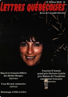 Cover of Number 52, Winter 1988–1989, pp. 4-64, Lettres québécoises