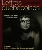 Cover of Number 60, Winter 1990–1991, pp. 4-56, Lettres québécoises