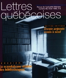 Cover of Number 68, Winter 1992, pp. 3-56, Lettres québécoises