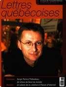 Cover of Number 122, Summer 2006, pp. 3-72, Lettres québécoises