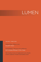 Cover of Volume 31, 2012, pp. 1-196, Lumen