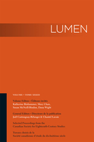Cover of Volume 33, 2014, pp. 1-172, Lumen