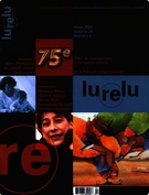 Cover of Volume 24, Number 3, Winter 2002, pp. 4-78, Lurelu