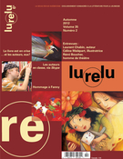 Cover of Volume 35, Number 2, Fall 2012, pp. 4-106, Lurelu