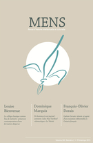 Cover of Volume 13, Number 2, Spring 2013, pp. 5-122, Mens