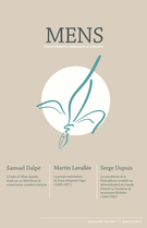 Cover of Volume 14, Number 1, Fall 2013, pp. 5-159, Mens