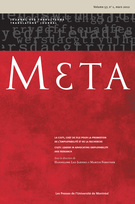 Cover of La CIUTI, chef de file pour la promotion de l’employabilité et de la recherche, Volume 57, Number 1, March 2012, pp. 1-273, Meta