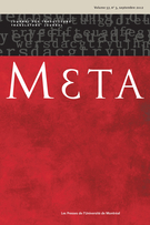 Cover of Volume 57, Number 3, September 2012, pp. 541-842, Meta