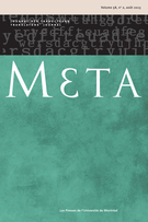 Cover of Volume 58, Number 2, August 2013, pp. 261-478, Meta