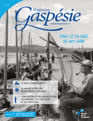 Cover for issue 'Dans le sillage de nos quais' of the journal 'Magazine Gaspésie'
