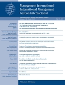 Cover of Les défis du Management International à l’aube du XXI<sup>ème</sup> siècle, Volume 17, Number 1, Fall 2012, pp. 11-138, Management international / International Management / Gestiòn Internacional