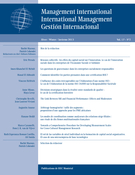 Cover of Volume 17, Number 2, Winter 2013, pp. 11-184, Management international / International Management / Gestiòn Internacional