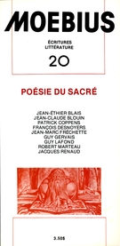 Cover of Poésie du sacré, Number 20, Winter 1984, pp. 3-76, Moebius