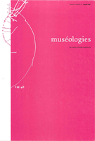 Cover of Volume 2, Number 1, October 2007, pp. 8-159, Muséologies