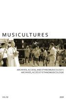 Cover for issue 'Volume 52, 2025' of the journal 'MUSICultures'