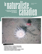 Cover of Volume 137, Number 1, Winter 2013, pp. 2-71, Le Naturaliste canadien