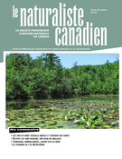 Cover of Volume 139, Number 2, Summer 2015, pp. 2-54, Le Naturaliste canadien
