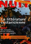 Cover of La littérature costaricienne, Number 82, Spring 2001, pp. 2-64, Nuit blanche