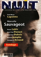 Cover of Number 98, Spring 2005, pp. 2-72, Nuit blanche, le magazine du livre