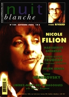 Cover of Number 104, Fall 2006, pp. 2-72, Nuit blanche