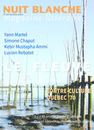 Cover of Number 143, Summer 2016, pp. 3-66, Nuit blanche, magazine littéraire