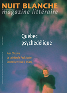 Cover of Québec psychédélique, Number 155, Summer 2019, pp. 3-66, Nuit blanche, magazine littéraire