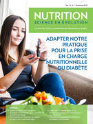Cover of Adapter notre pratique pour la prise en charge nutritionnelle du diabète, Volume 16, Number 1, Spring 2018, pp. 4-43, Nutrition Science en évolution