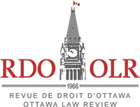 Logo for Ottawa Law Review / Revue de droit d’Ottawa