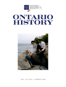 Cover for issue 'Volume 118, Number 1, Spring 2026' of the journal 'Ontario History'