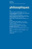 Cover of Volume 45, Number 2, Fall 2018, pp. 343-576, Philosophiques