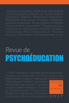 Cover of Volume 46, Number 2, 2017, pp. 263-463, Revue de psychoéducation