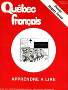 Cover of Apprendre à lire, Number 15, June 1974, pp. 4-42, Québec français