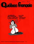 Cover of Un panorama de la littérature québécoise, Number 21, March 1976, pp. 4-48, Québec français