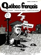 Cover of Yves Thériault, Number 23, October 1976, pp. 4-46, Québec français