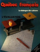 Cover of L’évaluation, Number 30, May 1978, pp. 2-71, Québec français